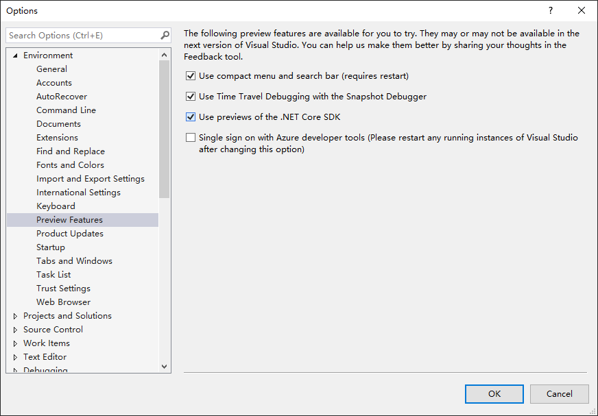 Visual studio не видит sdk net core